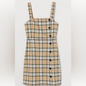 H&M Short Plaid Dress